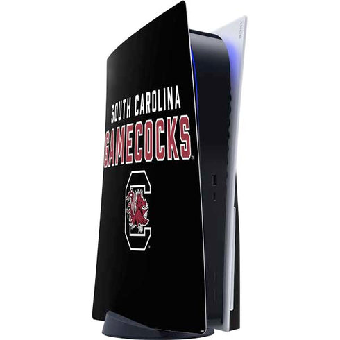 University of South Carolina Gamecocks Black PS5 Console Skin